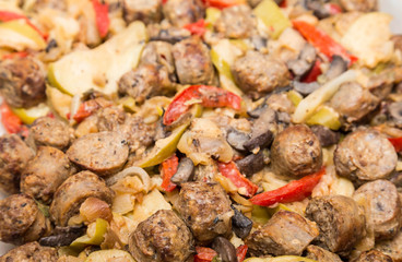 Sausage and Vegetable Casserole