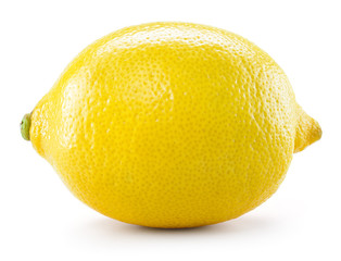 Lemon isolated on white background. With clipping path