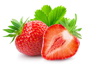 Strawberry isolated on white background