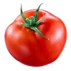 Tomato isolated on white. With clipping path