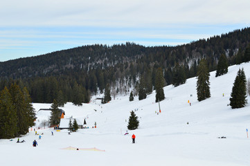 Skifahren auf dem Feldberg