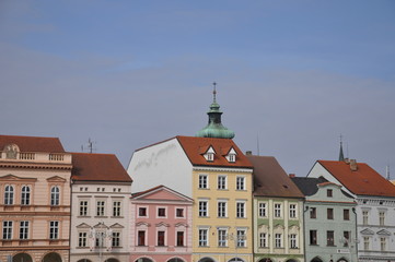 Stadtplatz Häuser Budweis