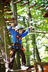 adventure climbing high wire park