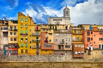 Foto op Canvas Girona - pictorial city of Catalonia, Spain © Freesurf