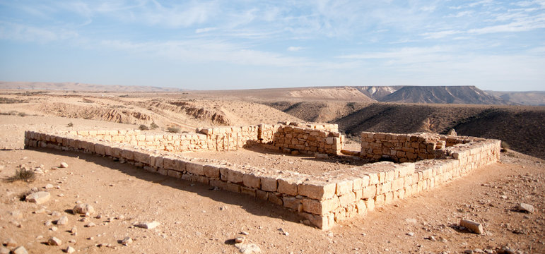 Ancient ruins in Negev Desert