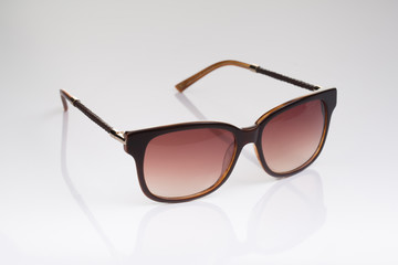 sun glasses isolated over the white background