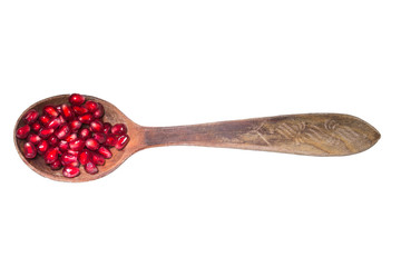 Fresh pomegranate seeds