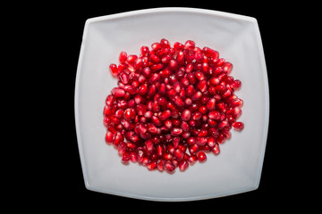 Fresh pomegranate seeds
