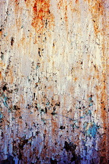 rusty worn and scratched metallic background