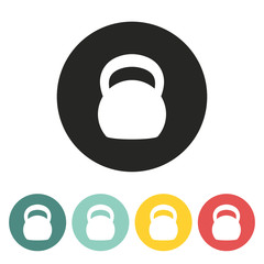 Kettlebell icon.