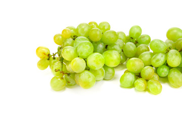 ripe and juicy green grapes