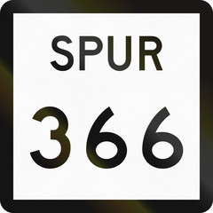 United States Texas Spur Secondary Highway shield