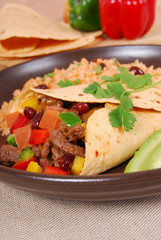 Burrito wrap sandwich