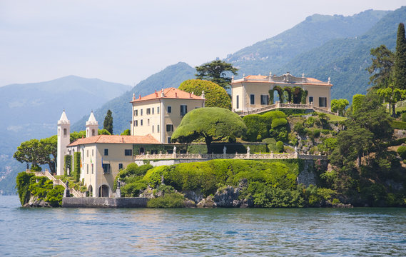 The Villa del Balbianello on Lake Como, Italy