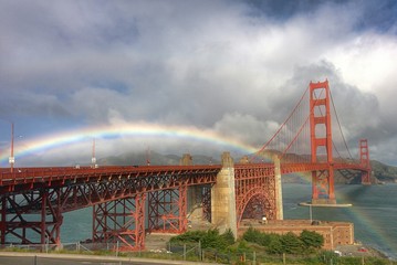 Rainbow at Golden Gate