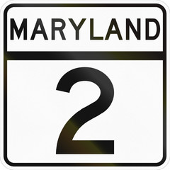 United States State Highway shield, Maryland