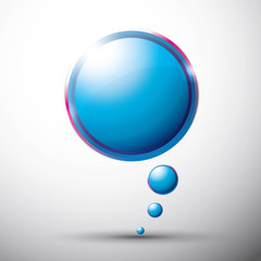Glossy Speech Bubble