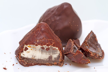 Marmalade in chocolate