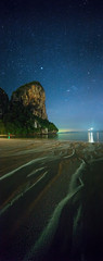 Night tropical landscape. Thailand