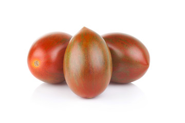Chocolate Tomato or Brown color tomato on white background