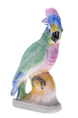 Porcelanowa papuga