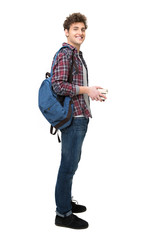Handsome young man isolated © Drobot Dean
