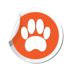 Pet paw icon
