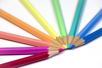 Naklejka premium Colorful Pencils