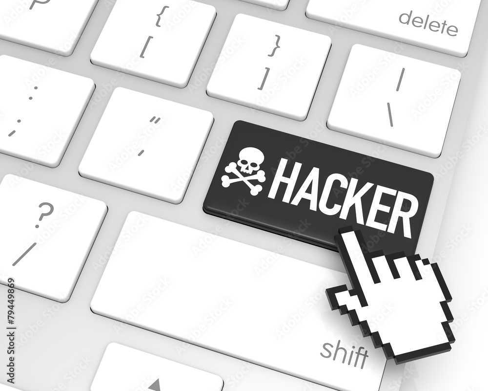 Poster hacker enter key