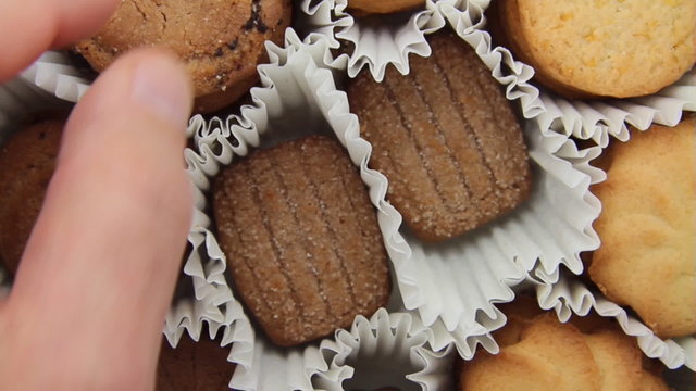 Kekse zum Essen herausnehmen, Zeitraffer