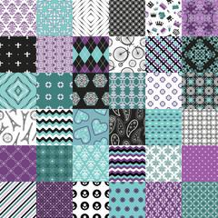 Seamless pattern mega set.