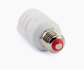 economic bulb isolated on a white background