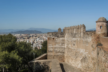 Fototapeta premium Castillo de Gibralfaro