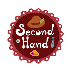 Second hand shop vector illustration