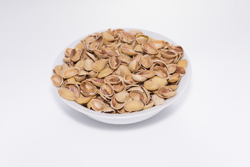 Cáscaras de pistachos.