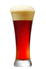 glass of dark beer