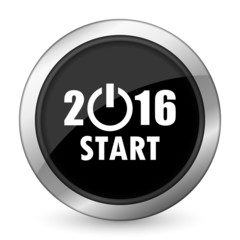 new year 2016 black icon new years symbol