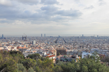 Fototapeta na wymiar View of Barcelona