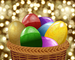 Elegant Easter eggs