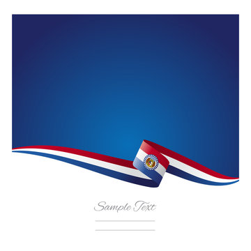 Missouri ribbon flag vector