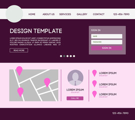 Landing page