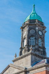 Fototapeta na wymiar Close up of Dublin's castle tower