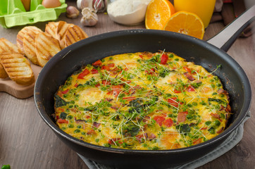 Vegetarian frittata
