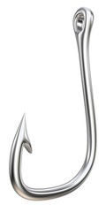 Fishing Hook. Isolated with Clipping path.