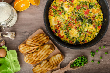 Vegetarian frittata