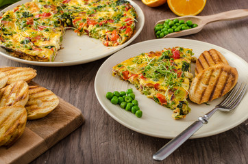 Vegetarian frittata