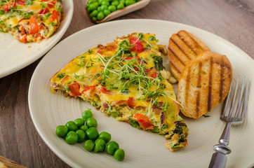 Vegetarian frittata