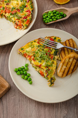 Vegetarian frittata