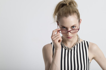 People who are glasses