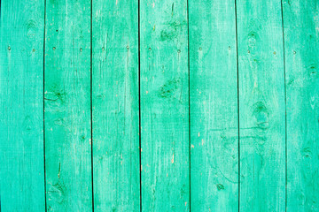 Fading Aqua Paint on Wood.